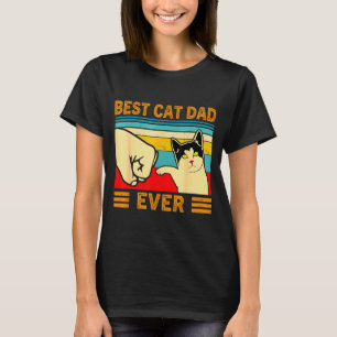 Camiseta Presente engraçado do pai do gato para homens aman