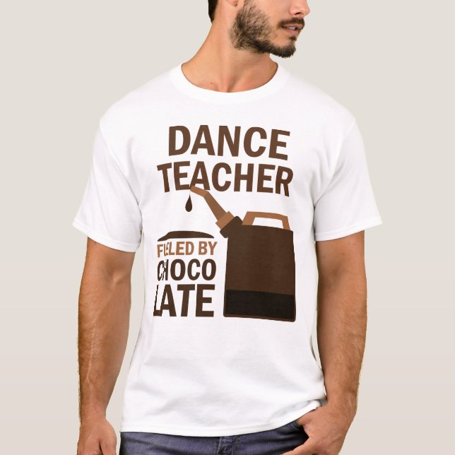 Camiseta Presente (engraçado) do professor da dança (Frente)