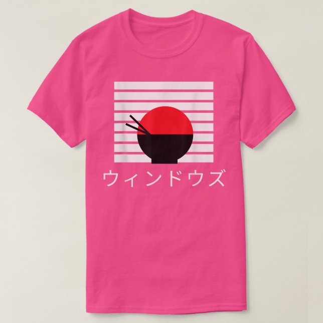 Camiseta presente engraçado do Ramen Bowl (Frente do Design)