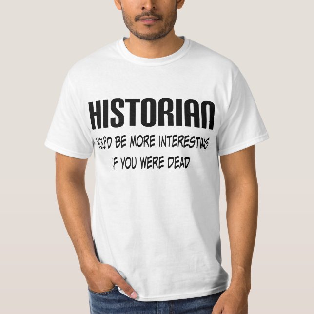 Camiseta Presente engraçado do T dos homens da ocupação das (Frente)