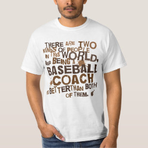 Camiseta Presente (engraçado) do treinador de basebol