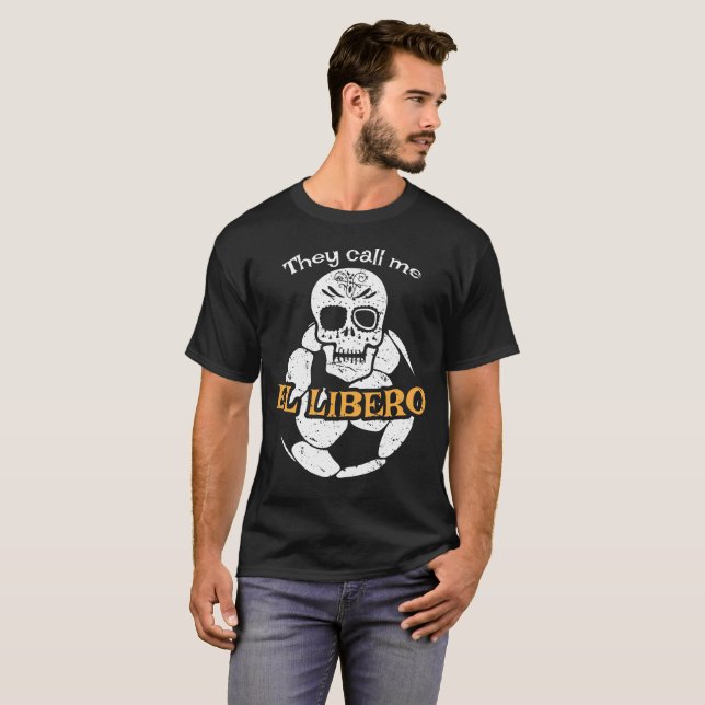 Camiseta Presente engraçado dos defensores do futebol para (Frente Completa)