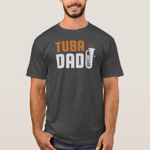 Camiseta Presente engraçado e fofo de banda marcial para pa