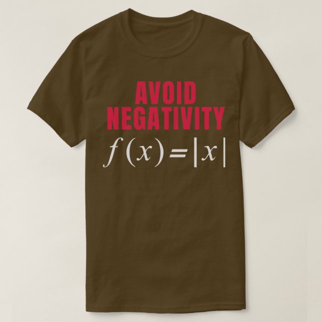 Camiseta Presente engraçado em matemática evita o Segundo g (Frente do Design)