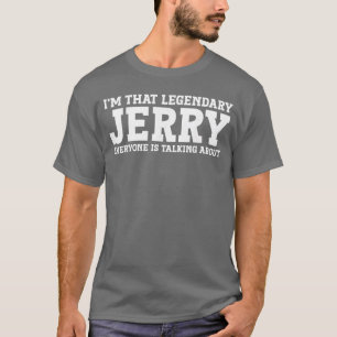Camiseta Presente engraçado Jerry nome pessoal amigo menino