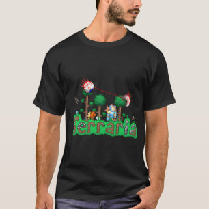 Camiseta Presente Engraçado Jogo Terraria Natal
