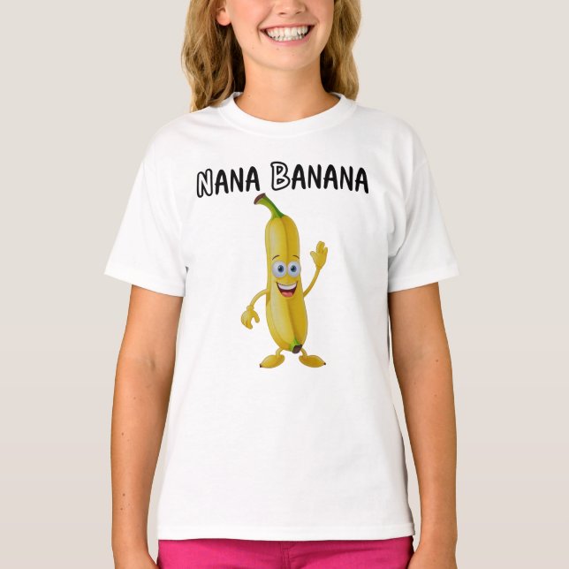 Camiseta Presente engraçado Nana Banana (Frente)