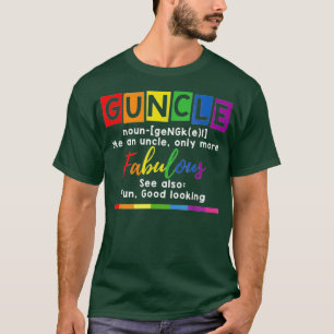 Camiseta Presente Engraçado Orgulho gay de Definição de Gun