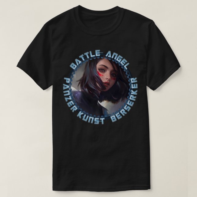 Camiseta Presente Engraçado Para Alita Batalha Angel Oferec (Frente do Design)