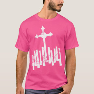 Camiseta Presente engraçado para amante de teclado cristão 