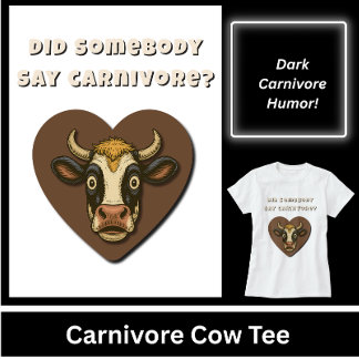 Camiseta Presente engraçado para amantes de bife de vaca