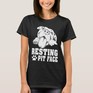 Camiseta Presente engraçado para amantes de cães Pitbull Ca