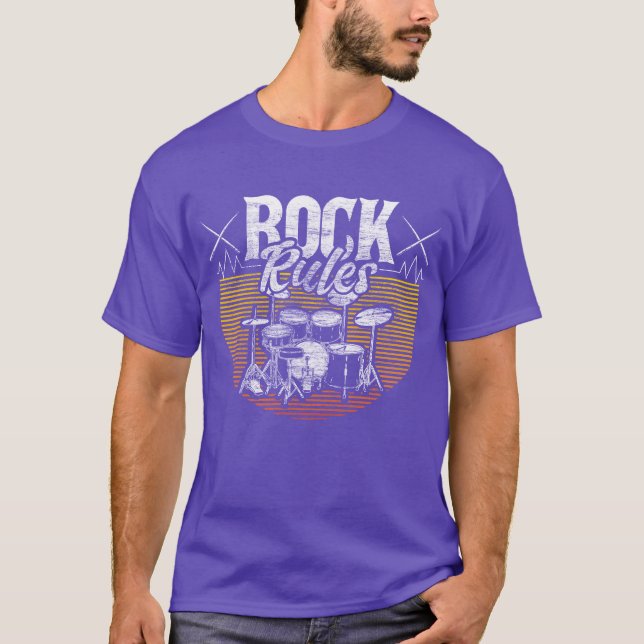 Camiseta Presente engraçado para banda de bateria (Frente)