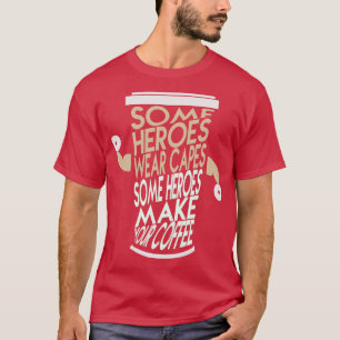 Camiseta Presente engraçado para baristas e café ou Caffein