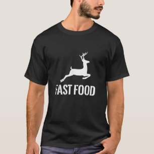 Camiseta Presente Engraçado para Caçadores de Fast Food e C