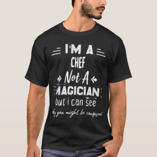 Camiseta presente engraçado para chef