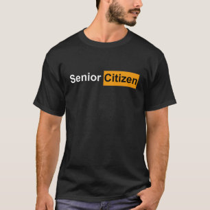 Camiseta Presente Engraçado para Cidadão Sênior Idoso Apose
