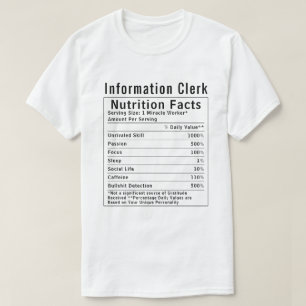 Camiseta Presente engraçado para funcionário de informação