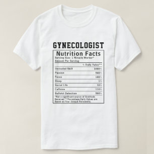 Camiseta Presente engraçado para ginecologista com fatos de