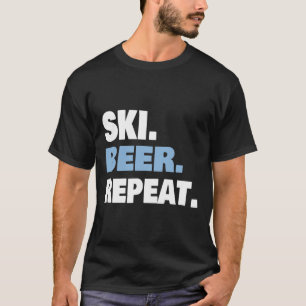 Camiseta Presente engraçado para homens que amam esqui e ce