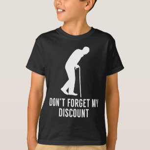 Camiseta Presente Engraçado para Idoso - Não 