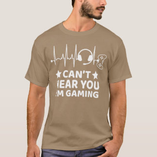 Camiseta Presente engraçado para jogador Coração de jogador