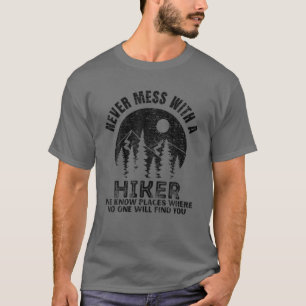 Camiseta Presente Engraçado Para Montanhas Da Natureza Hik
