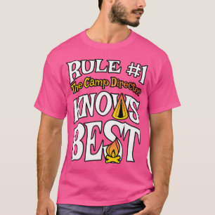 Camiseta Presente Engraçado Para O Diretor Do Campo, Campsi