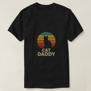 Camiseta Presente Engraçado para Pai de Gato Antigo 2026