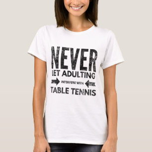 Camiseta Presente engraçado preto de Pong do sibilo do