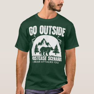 Camiseta Presente Engraçado - Saia do pior cenário de caso