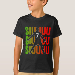Camiseta Presente engraçado Siuuuu para amantes de futebol