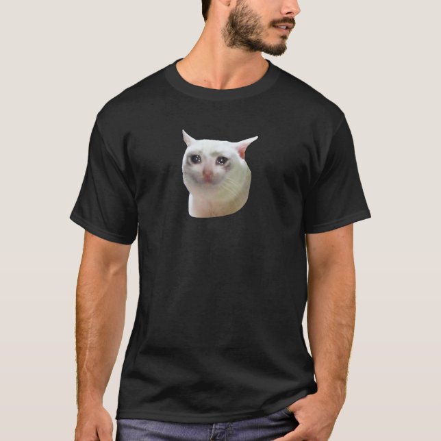Camiseta Presente Engraçado Tendência Meme Dank Molho Gato  (Frente)