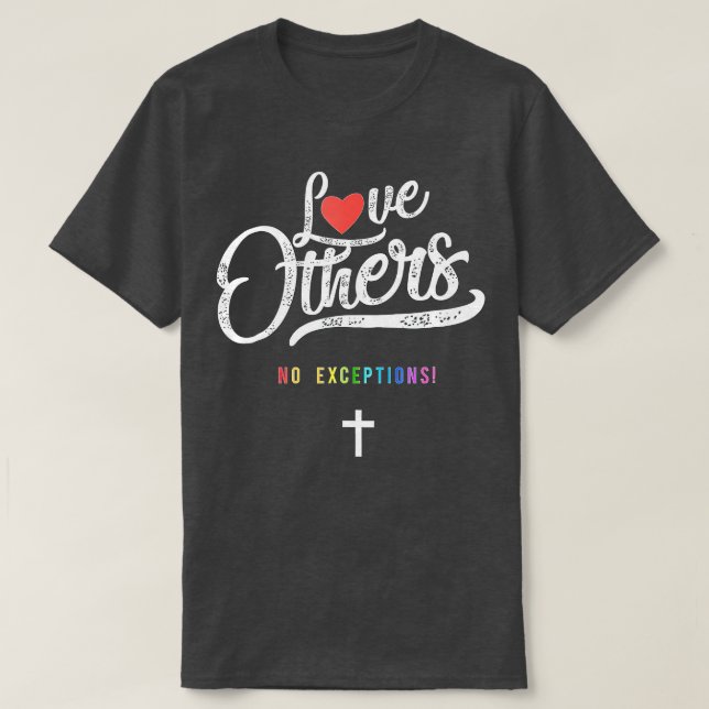 Camiseta Presente episcopal LGB para Gay Love and Pride (Frente do Design)