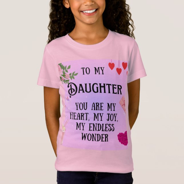 Camiseta Presente especial para filhas (Frente)