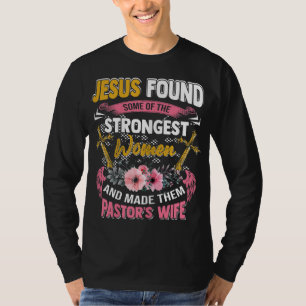 Camiseta Presente Esposa do Pastor de Apreciação Cristã Eng