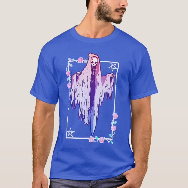 Camiseta Presente estilo Pastel Goth Ghostarot (Frente)