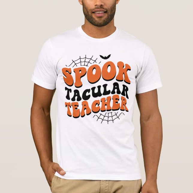 Camiseta Presente Exclusivo de Folga de Halloween do Profes (Frente)