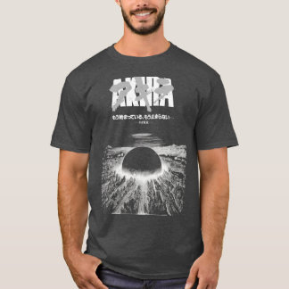 Camiseta Presente explosão da cidade ciberpunk Akira