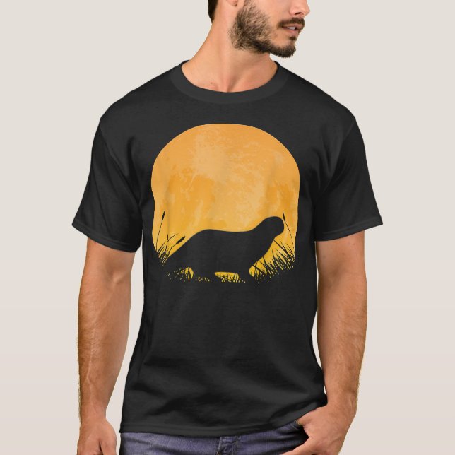 Camiseta Presente externo | Otter Easy Halloween Otter Love (Frente)