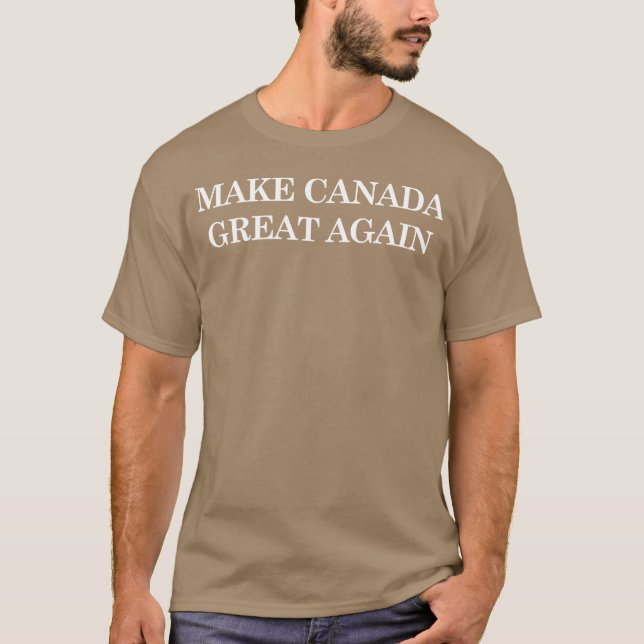 Camiseta Presente Faça o Canadá Grande Novamente (Frente)