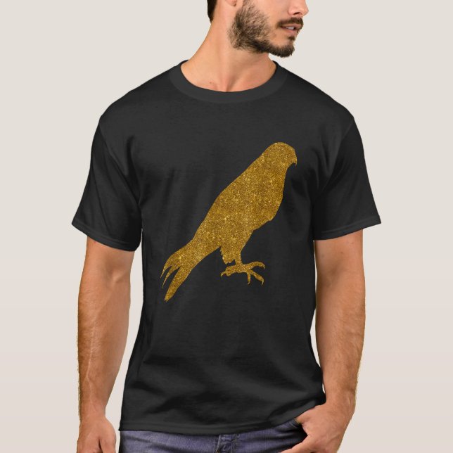 Camiseta Presente Falcão Para Amante de os animais De Pássa (Frente)