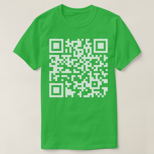 Camiseta Presente fantástico de código QR da pessoa mais le (Frente do Design)