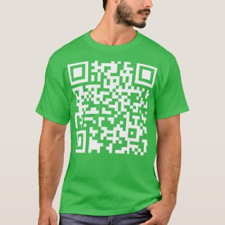 Camiseta Presente fantástico de código QR da pessoa mais le