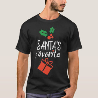 Camiseta presente favorito dos papais noeis