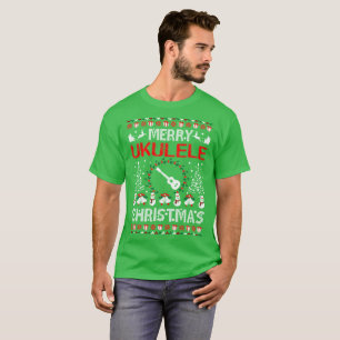 Camiseta Presente feio da música da camisola do Natal