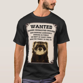 Camiseta Presente Ferret Procurado