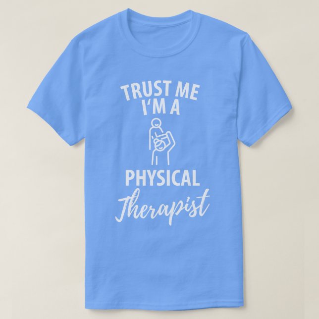 Camiseta presente fisioterapeuta de fisioterapia dizendo en (Frente do Design)