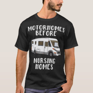Camiseta Presente Funny RV Motorhome Para Mais velho