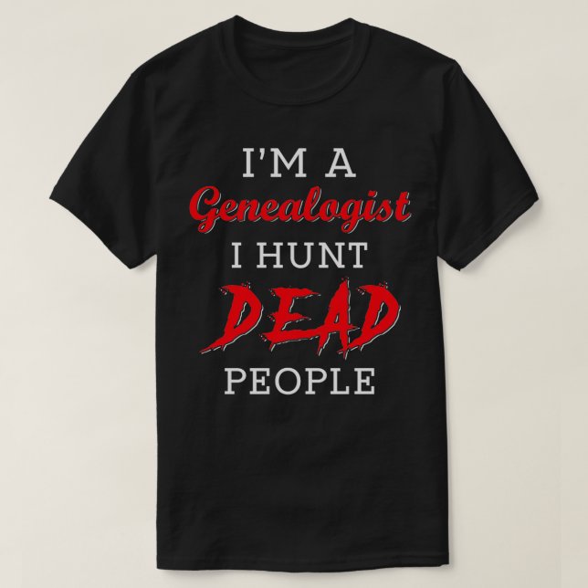 Camiseta Presente Genealogista 8 (Frente do Design)